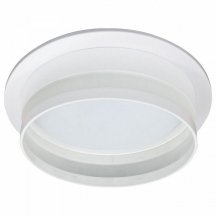 Светильник встраиваемый Feron DL702 LUNA потолочный GX70 белый круг 51097