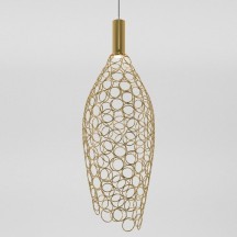 Подвесной светильник Eurosvet Ruche 90380/1 золото