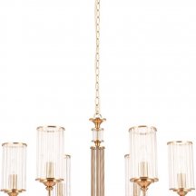 Подвесная люстра Crystal Lux Gloria SP6 Brass