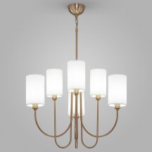 Люстра для натяжного потолка Eurosvet Abbey 60164/6 латунь