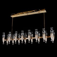 Элитная подвесная люстра LEON Joli LE3024/1110L GD