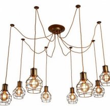 Подвесной светильник  1129/8S (Bronze) Лофт