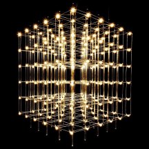 Подвесная люстра O-LUCE Cosmic Glass ячейка 15*15 см 1094011-6