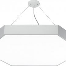 Подвесной светодиодный светильник Geometria ЭРА Hexagon SPO-122-W-40K-066 66Вт 4000К белый Б0050552