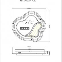 Потолочный светильник Cloud MR9020-CL