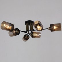 Потолочная люстра Reluce 48460-0.3-06 BK+COPPER