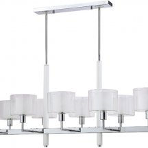 Подвесная люстра Crystal Lux Maestro SP-PL10 L1100 Chrome