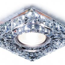 Накладной точечный светильник Ambrella light Декоративные Кристалл Led+mr16 S251 CH