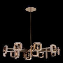 Подвесная люстра Theona LE7701/15 Grey/Gold