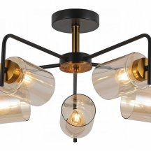 Потолочная люстра Illumico IL8248-5COU-79 BK GD