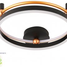 Потолочный светодиодный светильник Crystal Lux Fernando PL48W Led Black/Gold