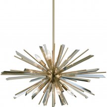Элитная потолочная люстра DeLight Collection P68112 P68112-8AB antique brass