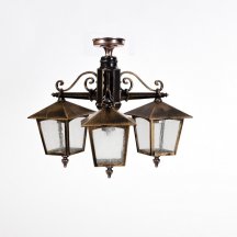 Потолочный светильник уличный Oasis Light PRAGA 15970A/3 Gb