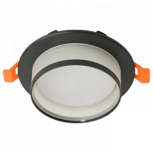 Светильник встраиваемый Feron DL500 потолочный GX53 черный круг 51086