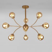 Подвесная люстра Eurosvet Astro 30179 матовое золото