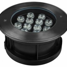 Встраиваемый светильник Jazzway  PGR R180 12W 4000K 30° Сhrome IP65