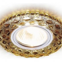 Накладной точечный светильник Ambrella light Декоративные Кристалл Лайт S288 BK