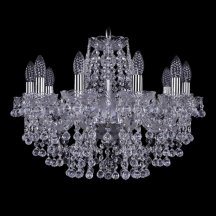 Люстра для натяжных потолков Bohemia Ivele Crystal 1409 1409/10/195/Ni