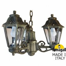 Уличный подвесной светильник Fumagalli Sichem/Anna 3L E22.120.S30.BXF1R