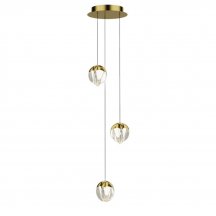 Подвесной светильник DeLight Collection MD24001033 MD24001033-3A gold/clear