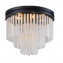 Потолочная люстра DeLight Collection 1920s Odeon 771131 (KR0387C-6/P black/frost)