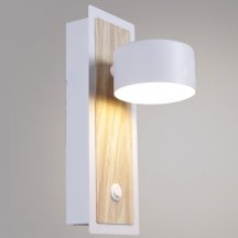 Настенный светильник  12540-0.2-01 WH+WOOD