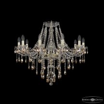 Люстра для натяжных потолков Bohemia Ivele Crystal 1415 1415/10/300 G K721