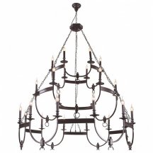 Подвесная люстра Crystal Lux Suerte Brown SP12+6+6