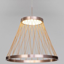 Подвесной светильник Eurosvet Cesta 40016/1 LED коричневый