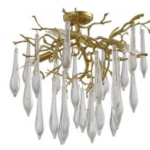 Потолочная люстра Crystal Lux Reina PL5 D600 Gold Pearl