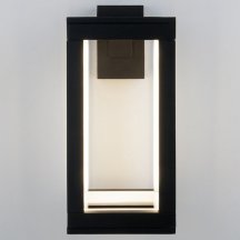 Уличный настенный светодиодный светильник Elektrostandard Frame 1527 Techno Led черный a051855