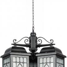 Уличный светильник подвесной Oasis Light LONDON L 64870L/3 cover Bl
