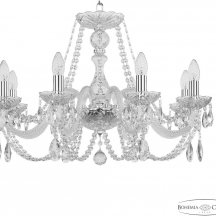 Элитная подвесная люстра Bohemia Ivele Crystal 101 101/8/240 Ni