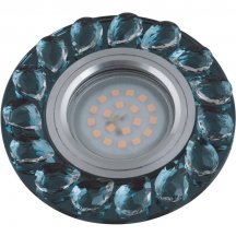 Точечный светильник Fametto Peonia DLS-P107 GU5.3 CHROME/SMOKE+CLEAR