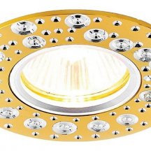 Накладной точечный светильник Ambrella light Алюминий С Узором A801 AL/G