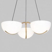 Подвесной светильник Eurosvet Emisfero 50083/3 LED золото