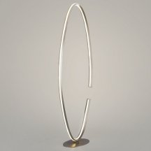 Торшер Eurosvet Gap 80415/1 сатин-никель 65W из хрусталя