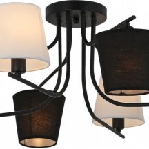 Потолочная люстра Illumico IL8135-8COU-79 BK из ткани