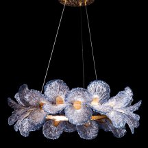 Подвесная люстра LEON Jardin LE3032/800 GD/SH Blue