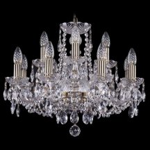 Элитная подвесная люстра Bohemia Ivele Crystal 1402 1402/8+4/195/Pa
