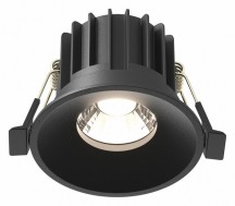 Точечный светильник Maytoni Round DL058-12W4K-B