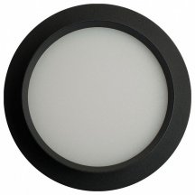 Светильник встраиваемый Feron DL507 потолочный GX53 черный круг 51349