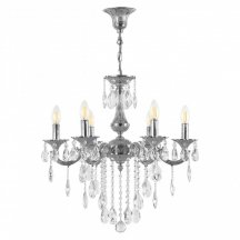 Подвесная люстра Bohemia Ivele Crystal AL77 AL77101/6/175 B Ni