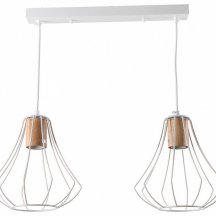 Подвесной светильник Imex MD.9052 MD.9052-2-P-WH+WOOD