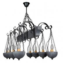 Подвесная люстра Тарьсма Пирамида Пирамида-8 антрацит