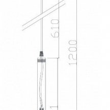 Подвесной светодиодный светильник Freya Telescope FR5168PL-L3CH