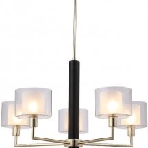 Подвесная люстра Crystal Lux Maestro SP-PL5 Gold