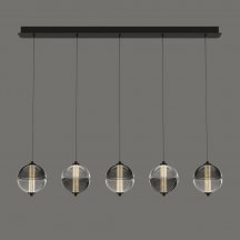 Подвесной светильник MD24022079 MD24022079-5B black/smoky Подвесной светильник MD24022079 MD24022079-5B black/smoky