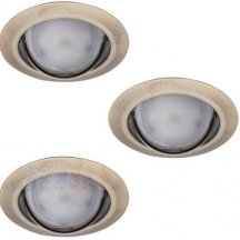 Точечный светильник (в комплекте 3 шт.) Kanlux TRIBIS II O AB 23846