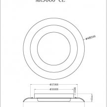 Потолочный светильник Naiad MR9060-CL